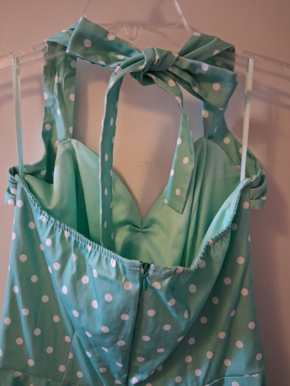 Mint Dot Swing Dress, M, NWT - Picture 4 of 10